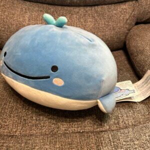 NWT San-X Jinbesan Super Mochi Stuffed Toy Plush Whale Shark 12”